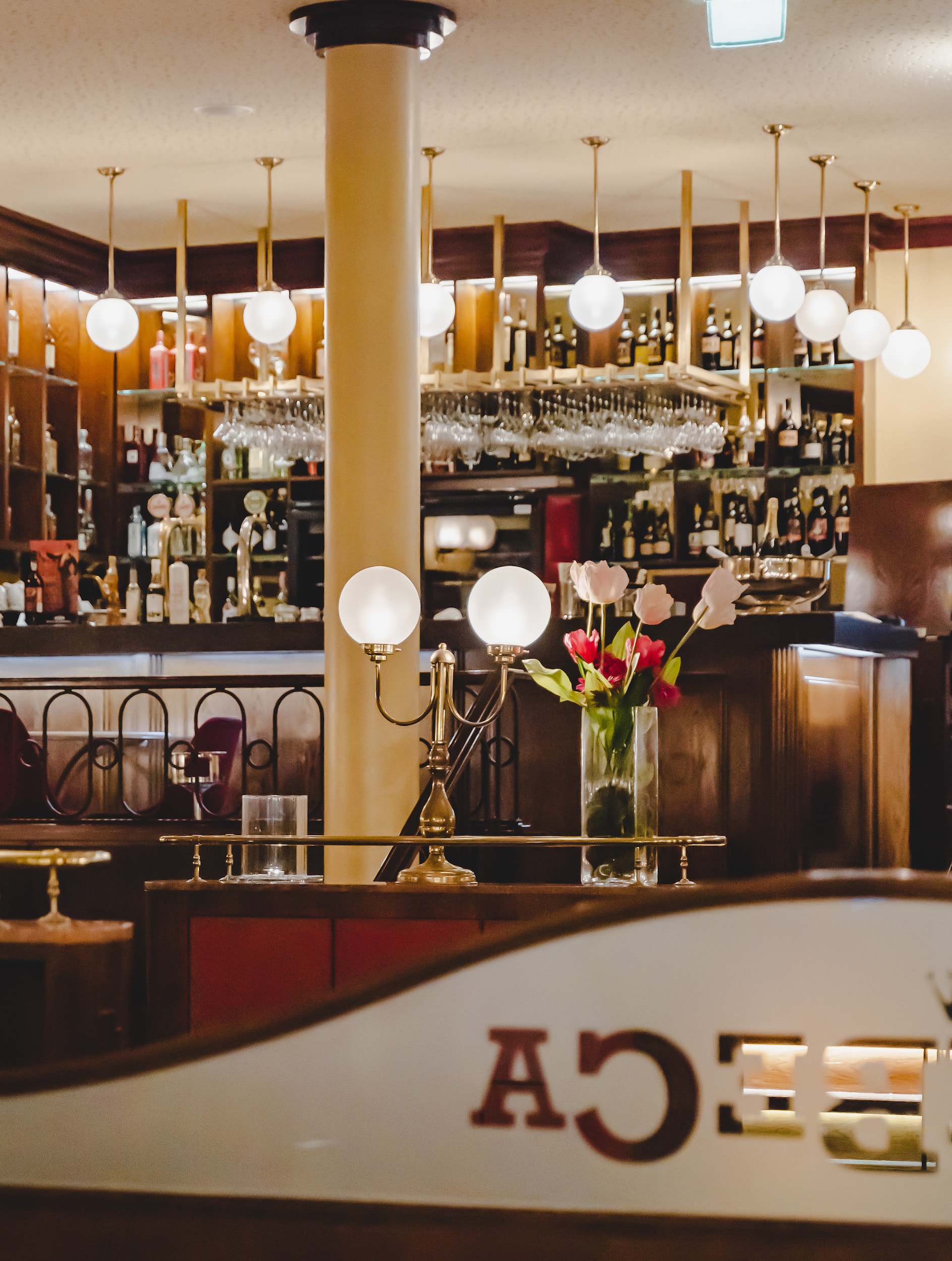 Interior do Tribeca Restaurante